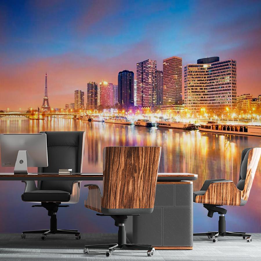 фотообои ночной париж 9-746