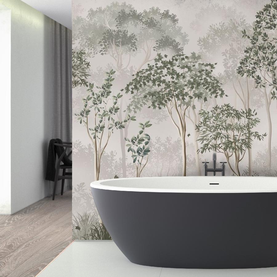 фотообои в спальню лес 13-680 фотообои в спальню лес 13-680