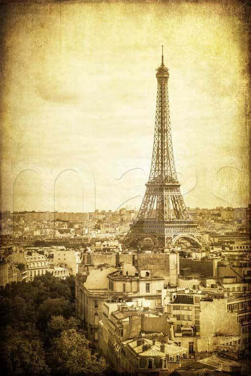 Фотообои Париж в сепии
