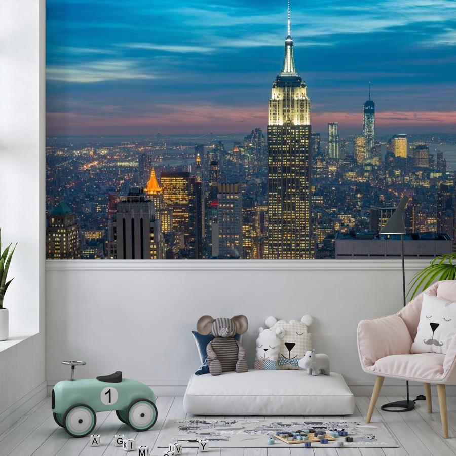 ночной нью йорк красивый 9-837