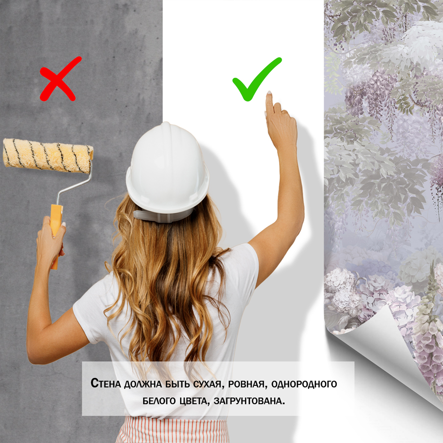 фотообои лес цветущий 13-338