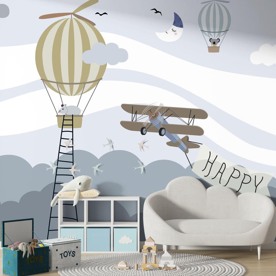 фотообои воздушные шары в небе 14-364