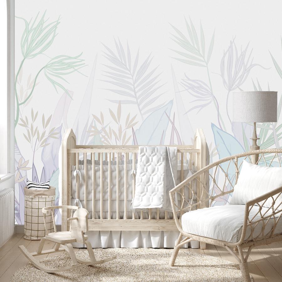 фотообои ботаника светлая 13-224