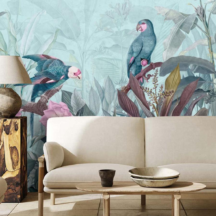 фотообои попугаи в тропиках 12-1839