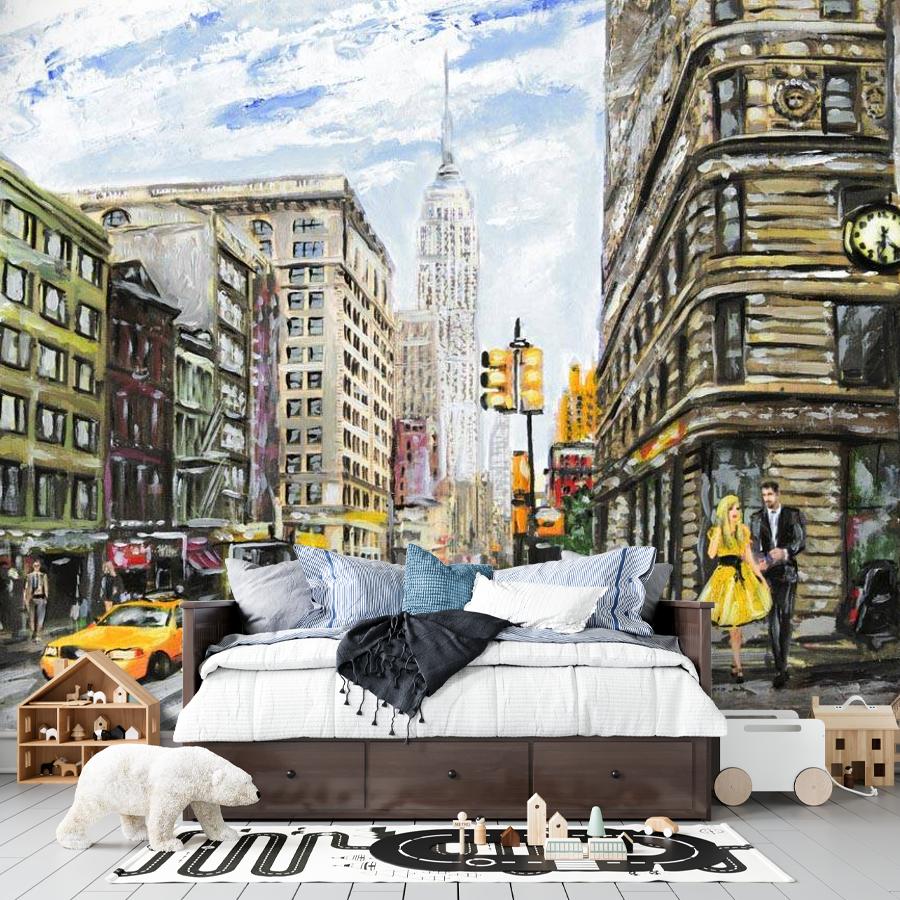 нью йорк красками 9-830