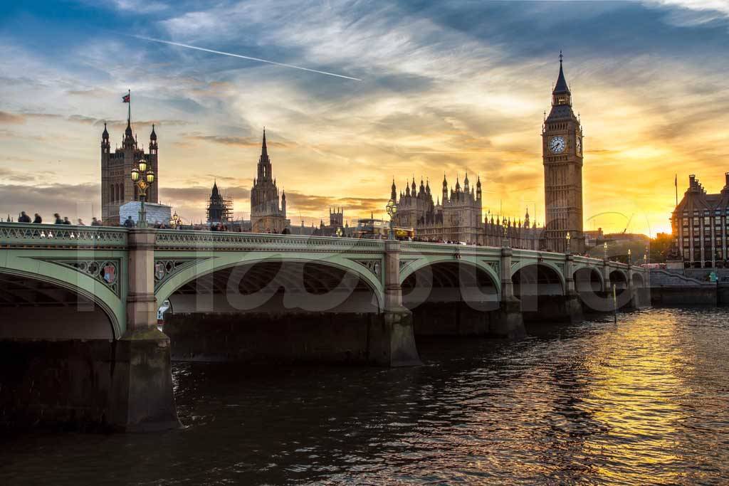 Фотообои Пленительный рассвет в Лондоне