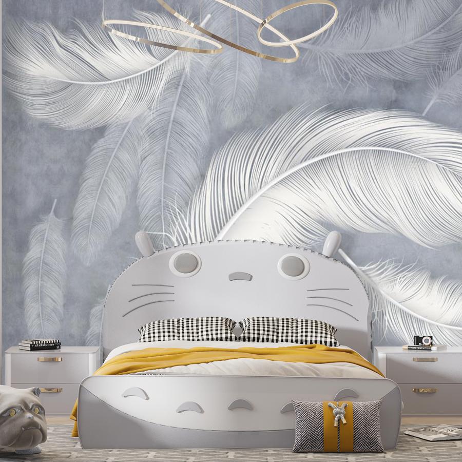 фотообои перышки на сером фоне 14-367 фотообои перышки на сером фоне 14-367