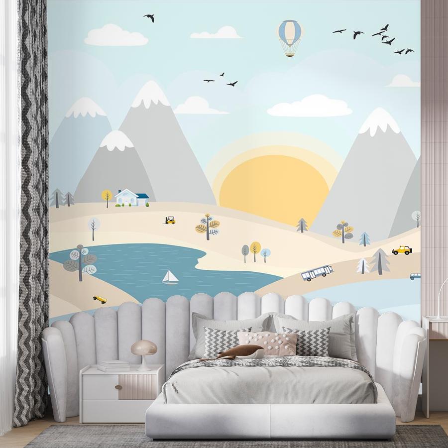 фотообои долина гор в детскую 12-1542