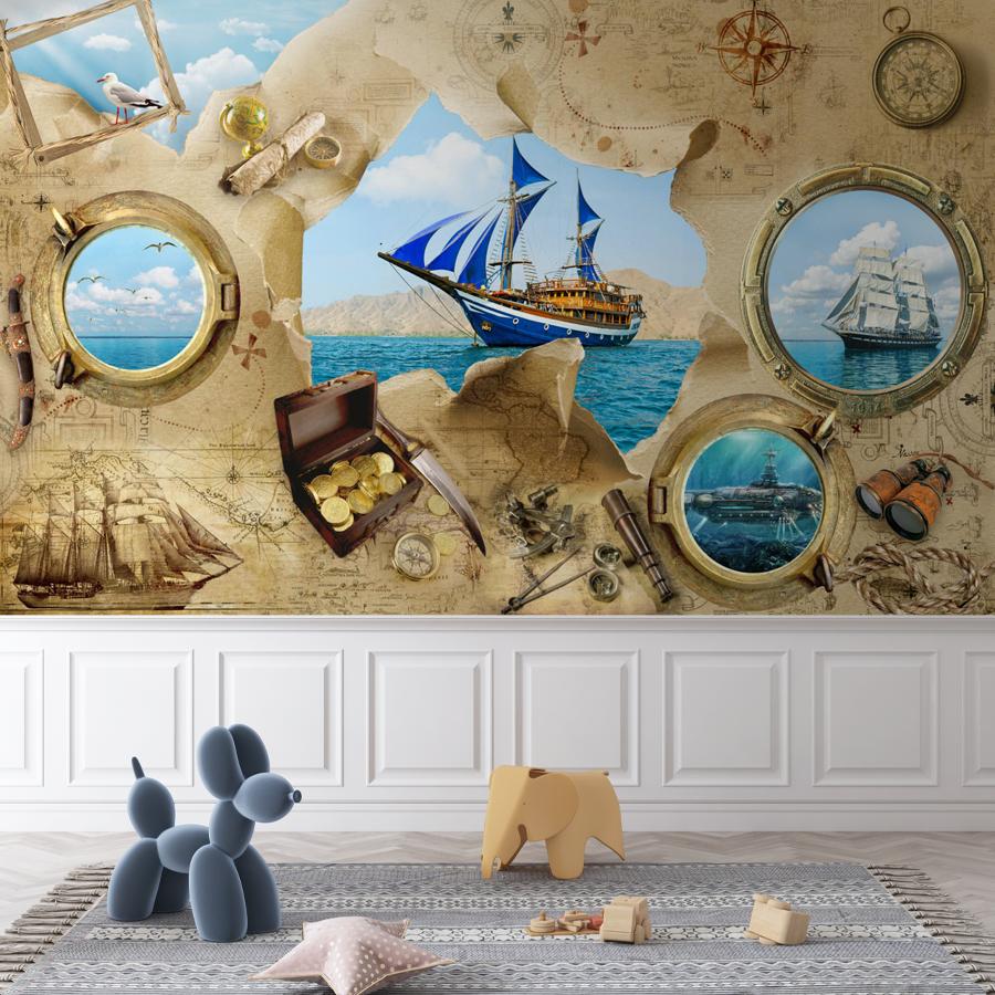 фотообои пиратский сюжет 19-0051 фотообои пиратский сюжет 19-0051