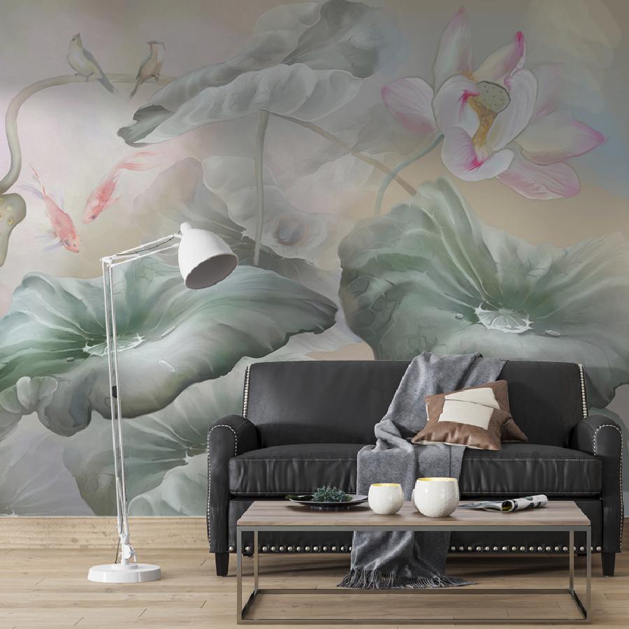 фотообои китайский лотос 13-270