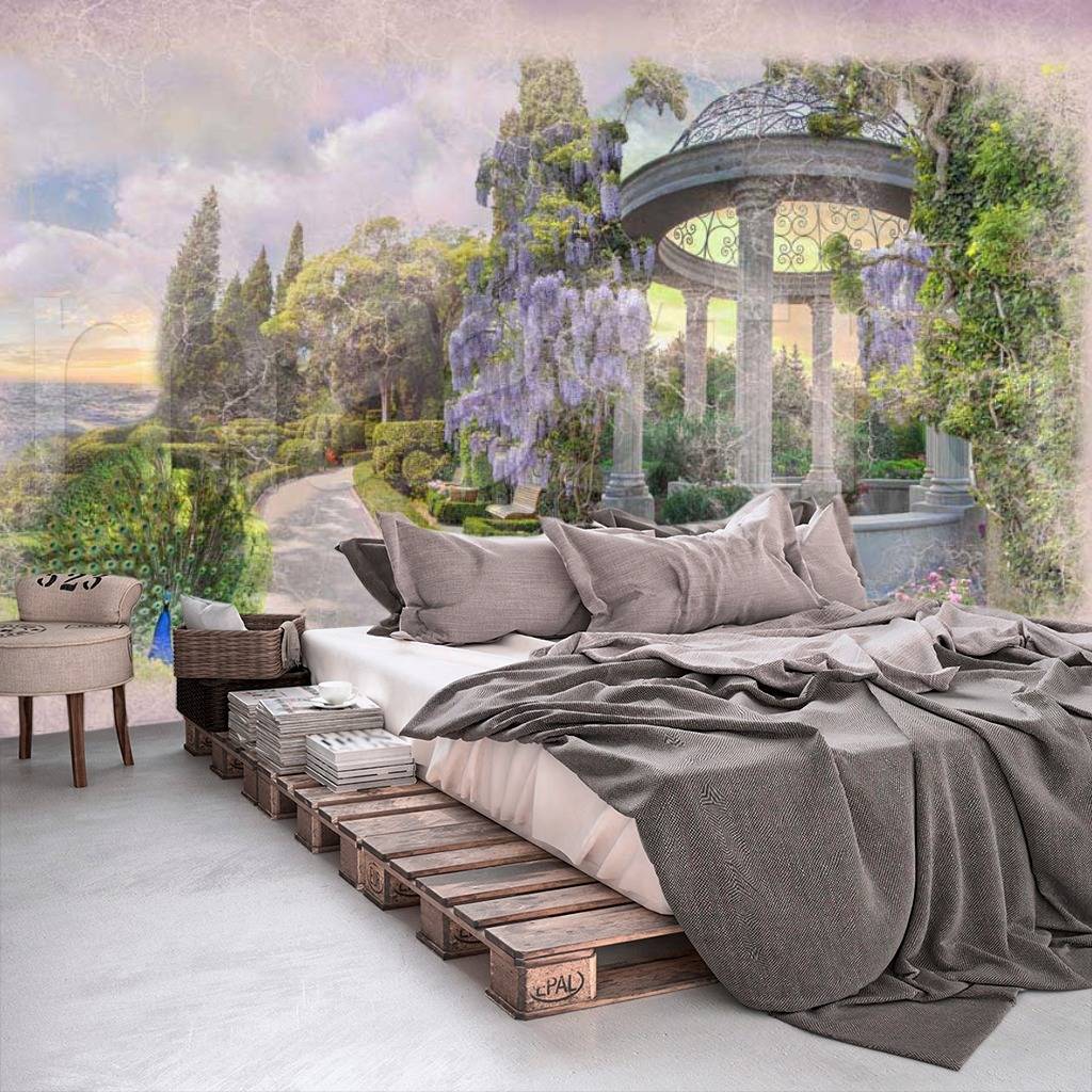 беседка в саду у моря 6-015