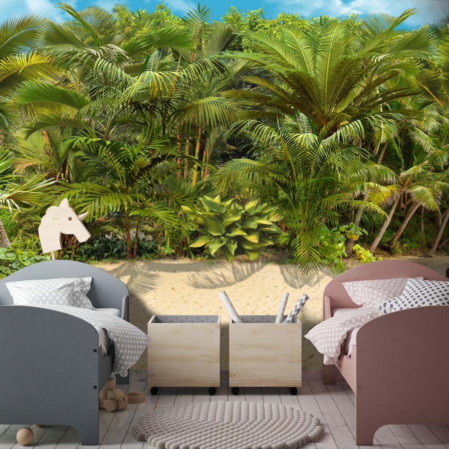 фотообои песчаный дикий пляж 19-0198