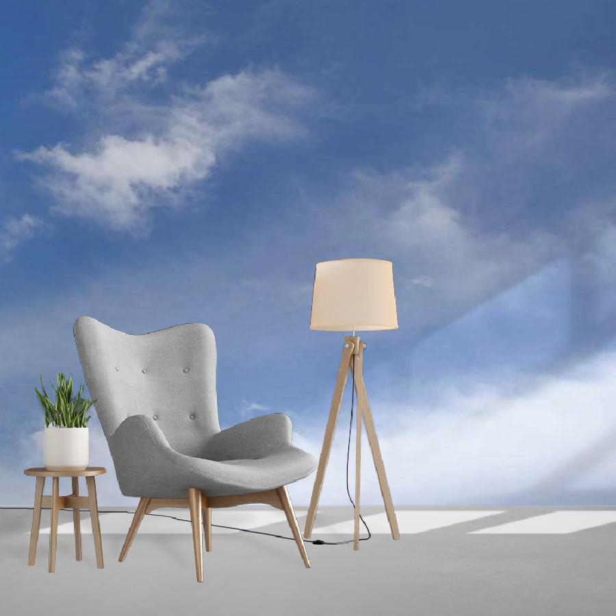 фотообои серо голубое небо 9-376