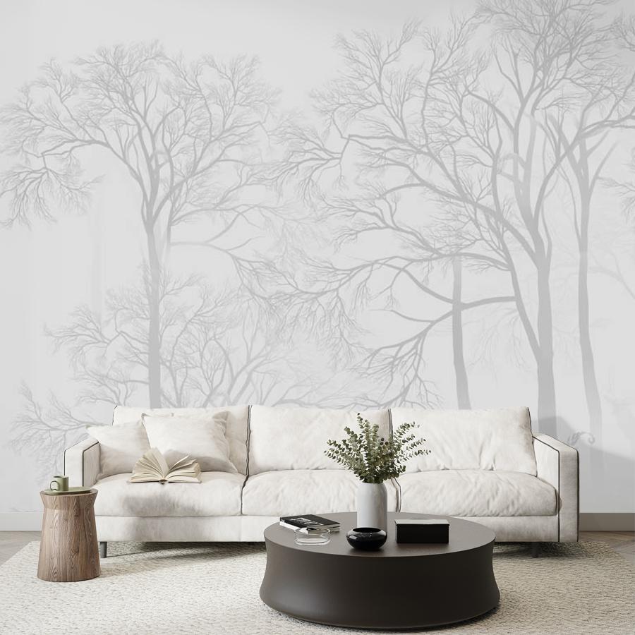 фотообои лес прозрачный 13-706