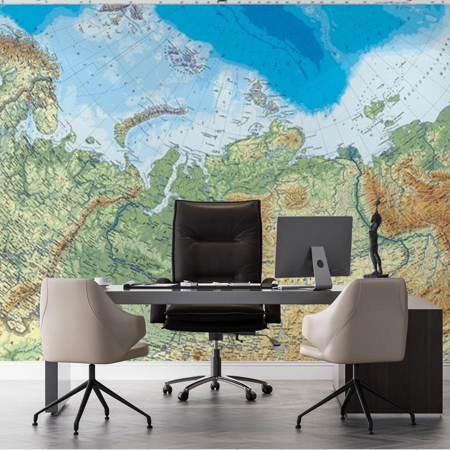 физическая карта 9-1804