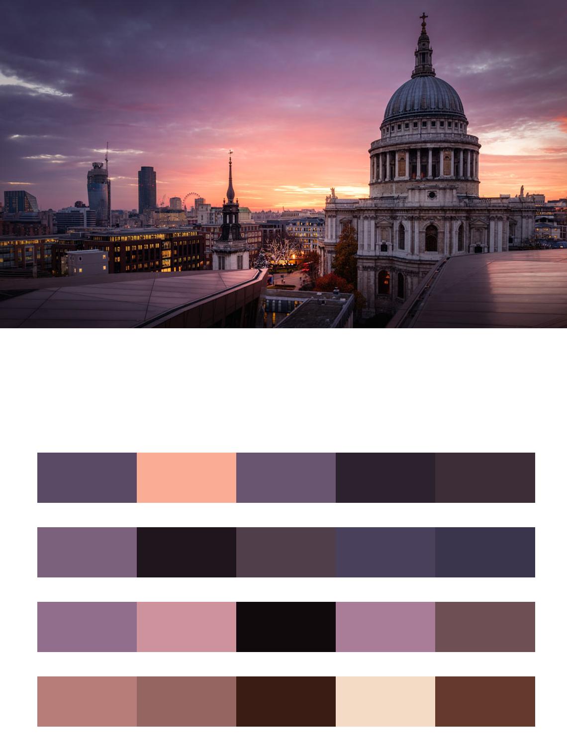 Лондон пленительный цвета