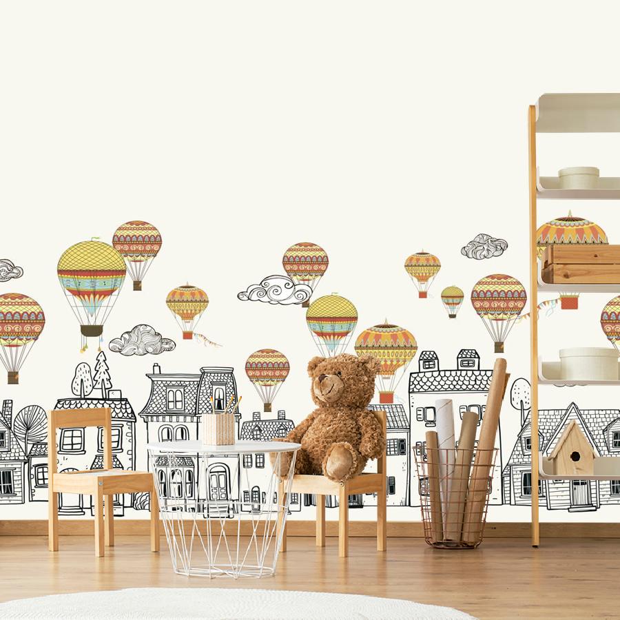 фотообои черно-белый город 14-375