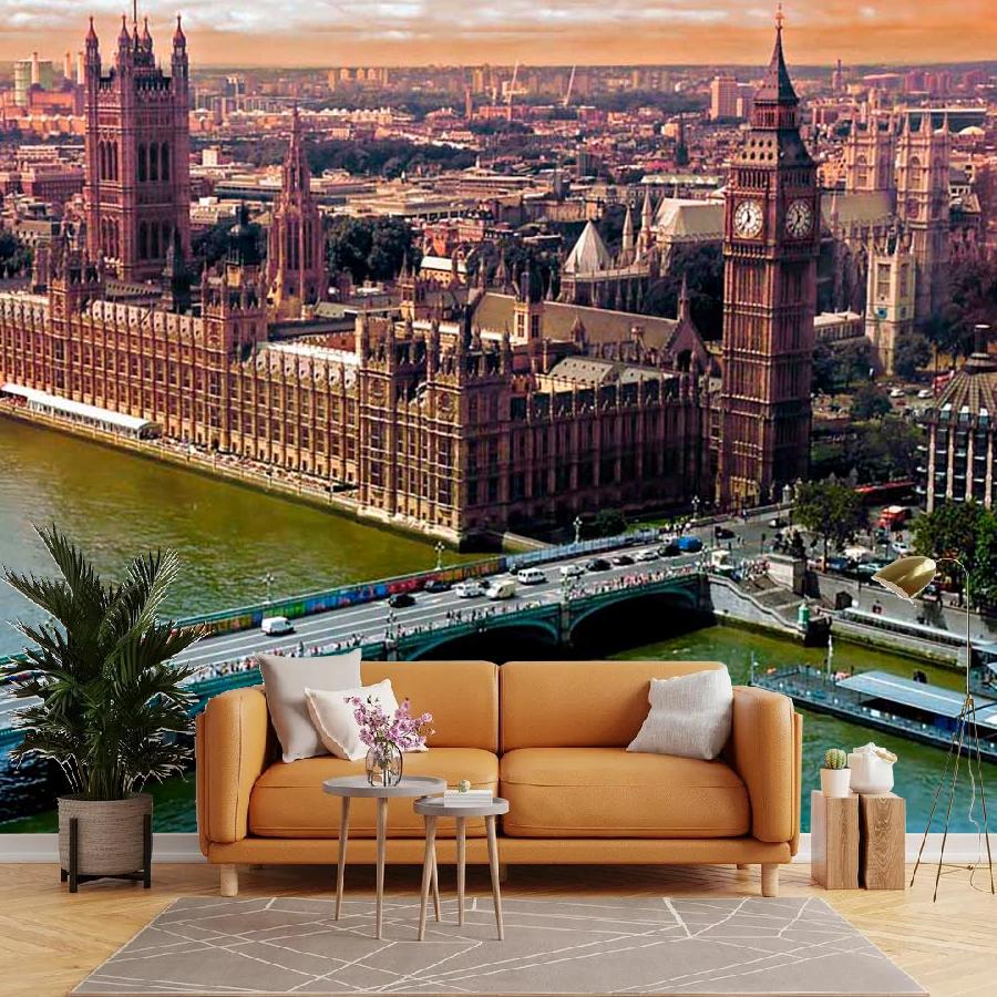 фотообои вид с балкона на лондон 9-458