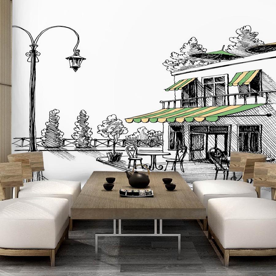 фотообои фонарь на улице 9-134