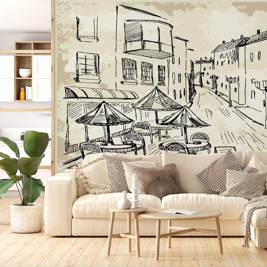 фотообои графический рисунок 9-132