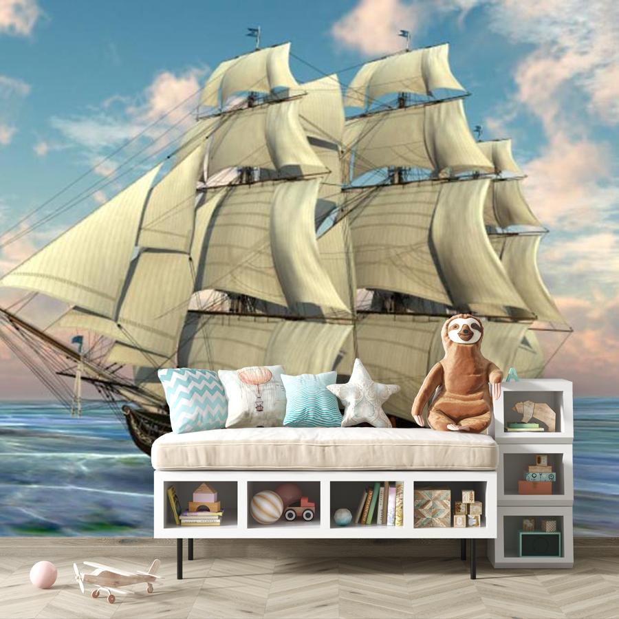 фотообои фрегат парусный корабль 12-1147 фотообои фрегат парусный корабль 12-1147