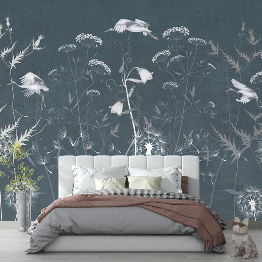 фотообои полевые цветы на темном фоне 13-693 фотообои полевые цветы на темном фоне 13-693