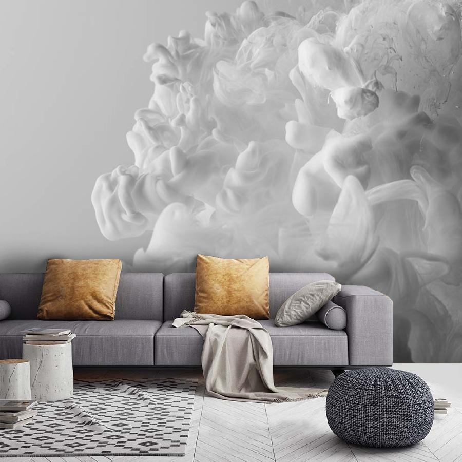 фотообои белый дым 9-1144