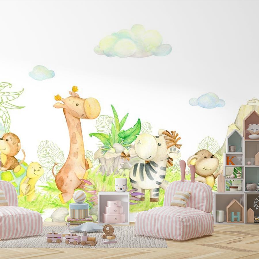 фотообои веселый жираф 14-605