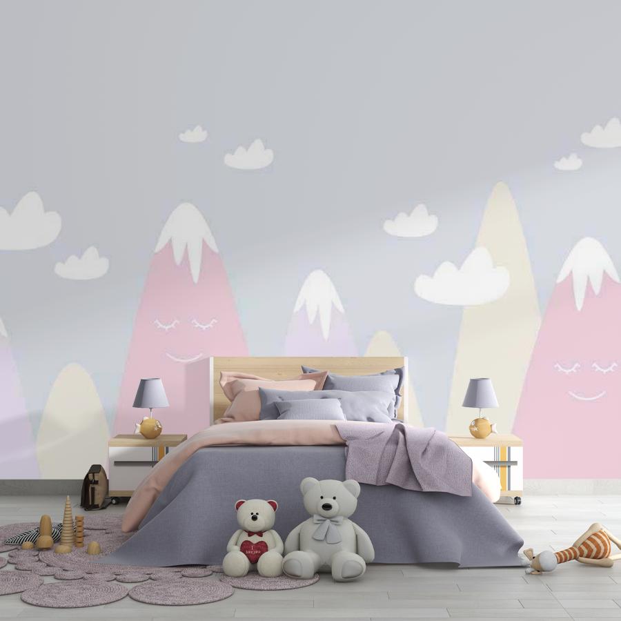 фотообои разноцветные горы 12-623