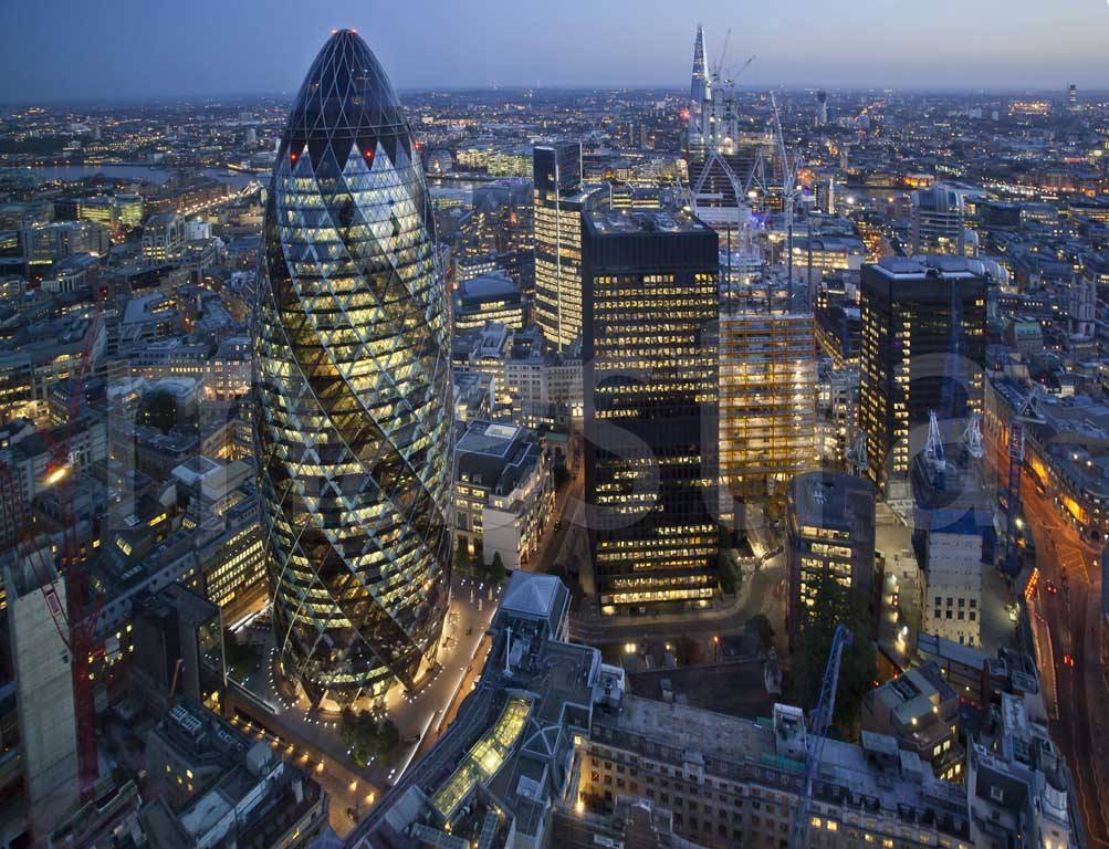 Фотообои Мегаполис Лондона вид сверху