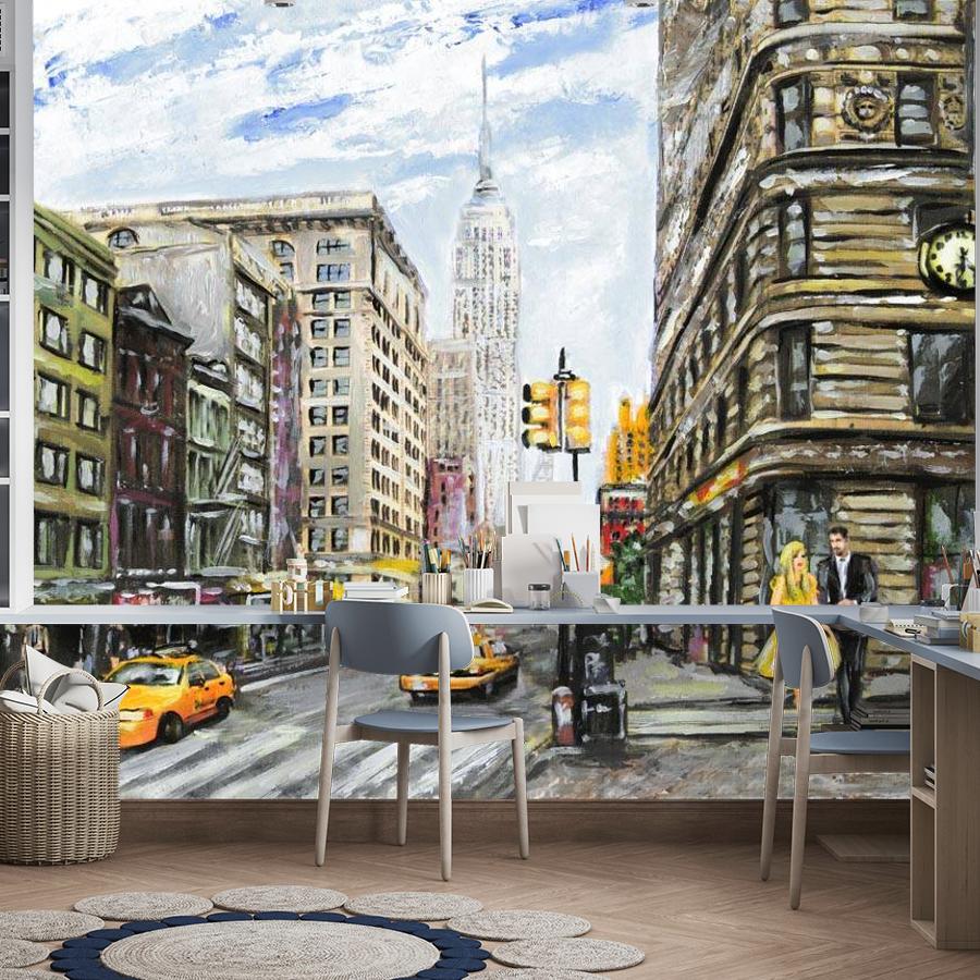 нью йорк красками 9-830