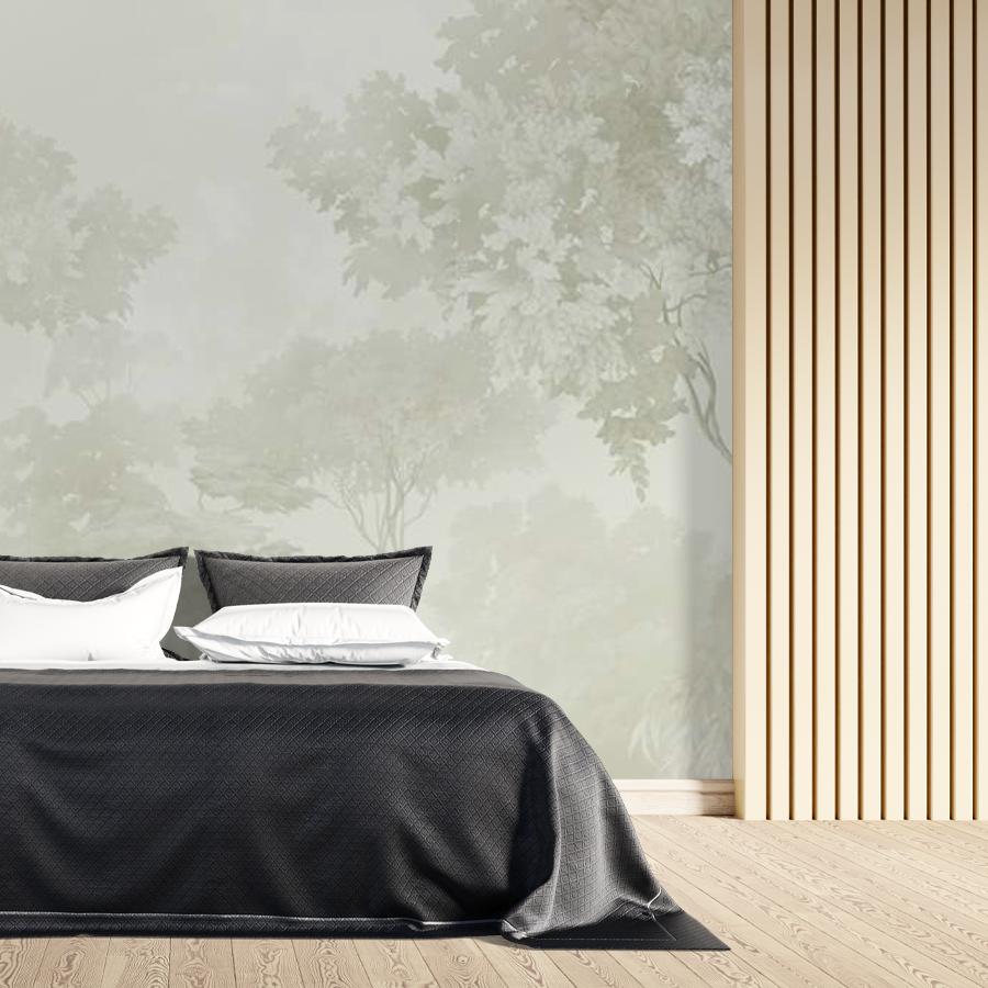 фотообои лес абстрактный оливковый 13-1065