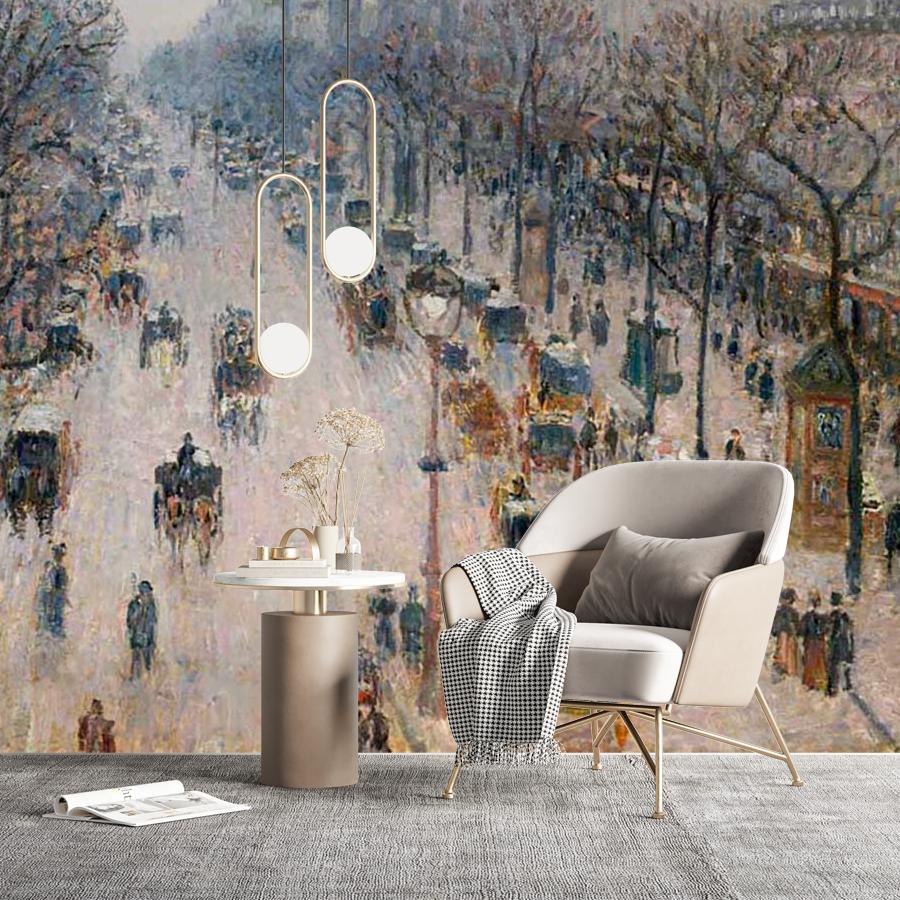 фотообои улица парижа 19 век 9-714