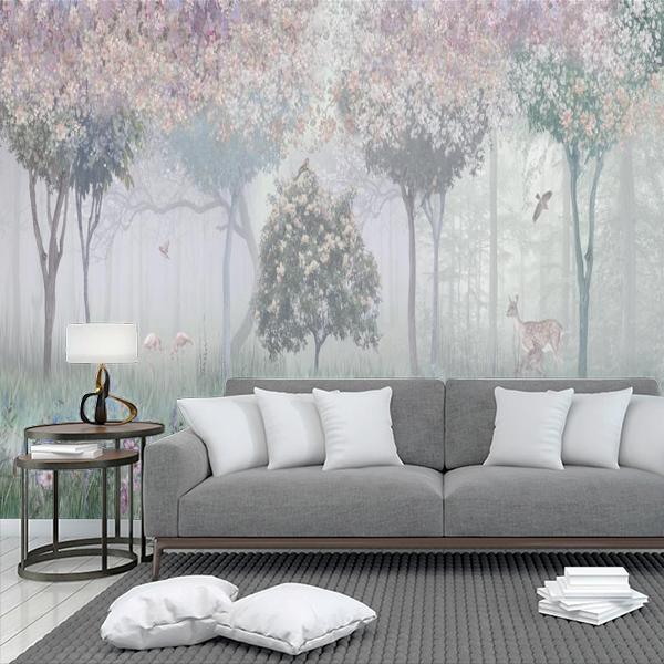 фотообои волшебный лес и его обитатели 13-022