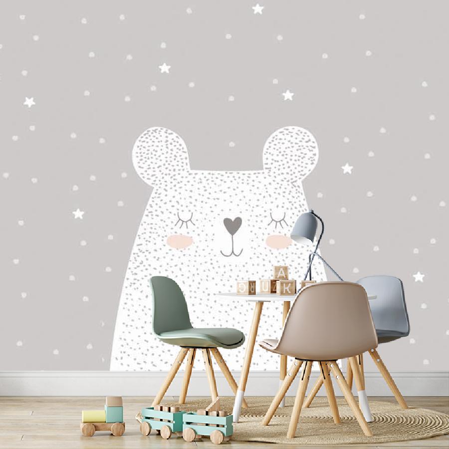 фотообои мишка белый 12-885