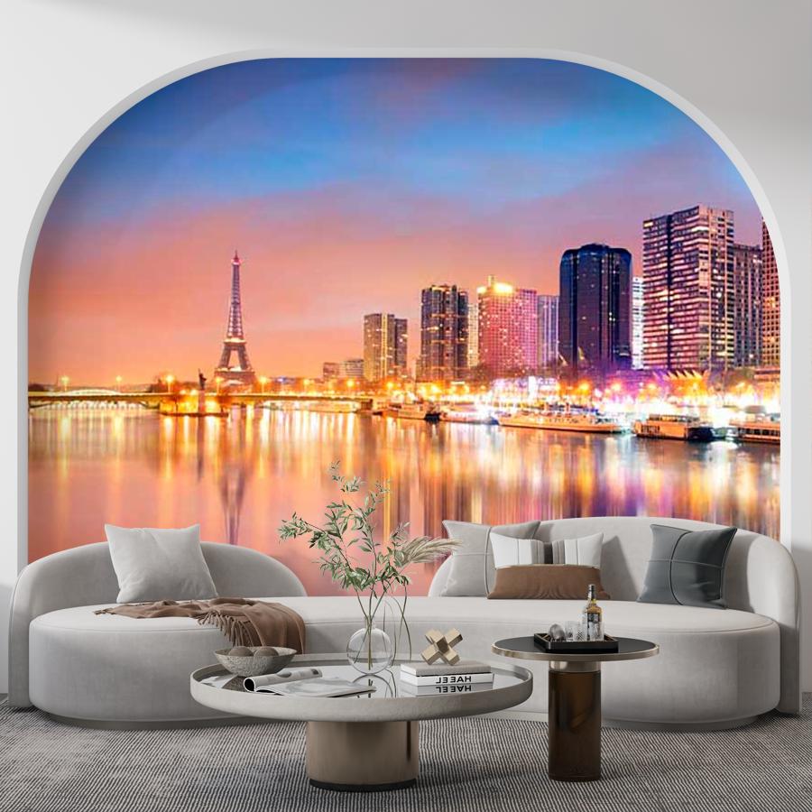 фотообои ночной париж 9-746