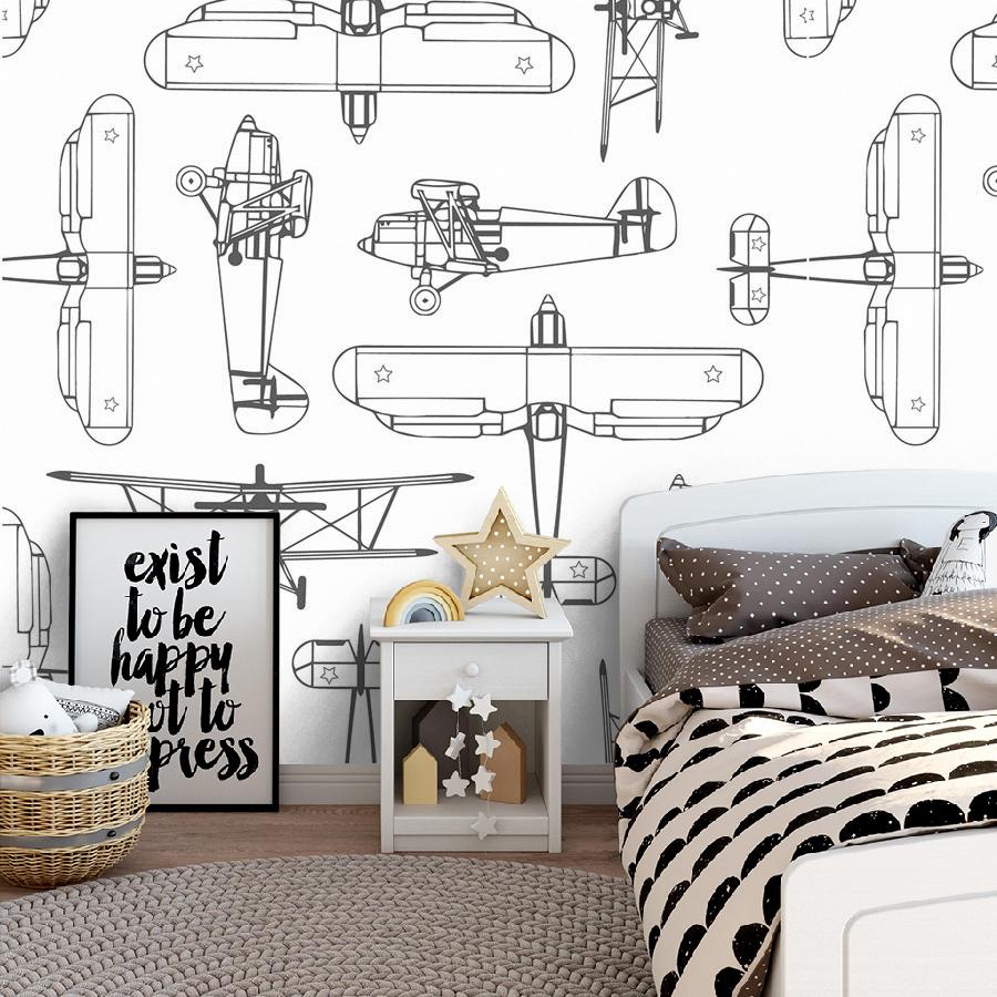 фотообои самолеты рисунок 12-748