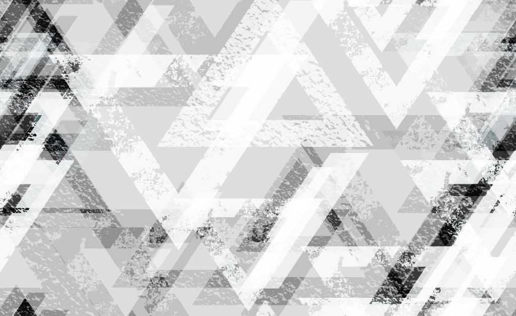 фотообои черно-белые треугольники 10-953