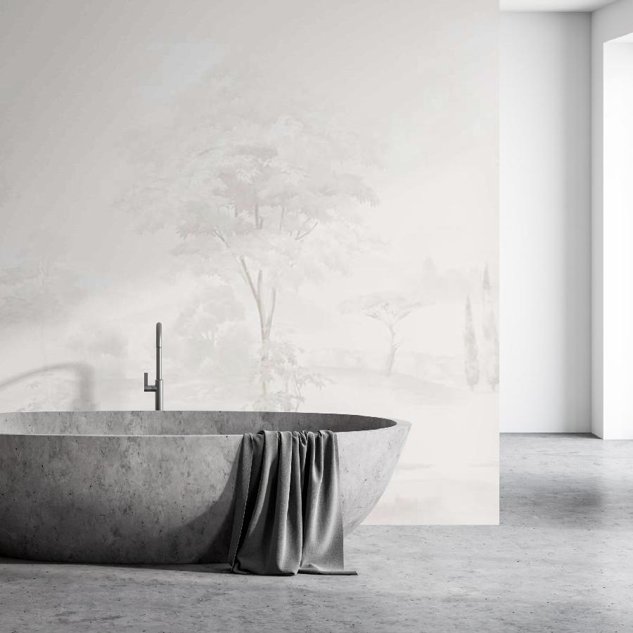 фотообои лес фоновый бежевый 13-1072