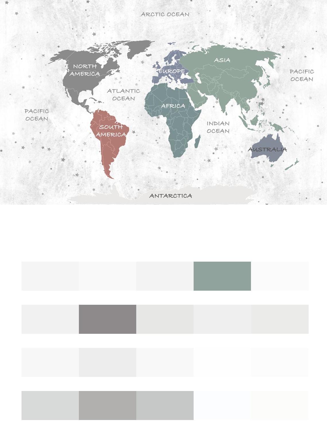 Карта мира цвета