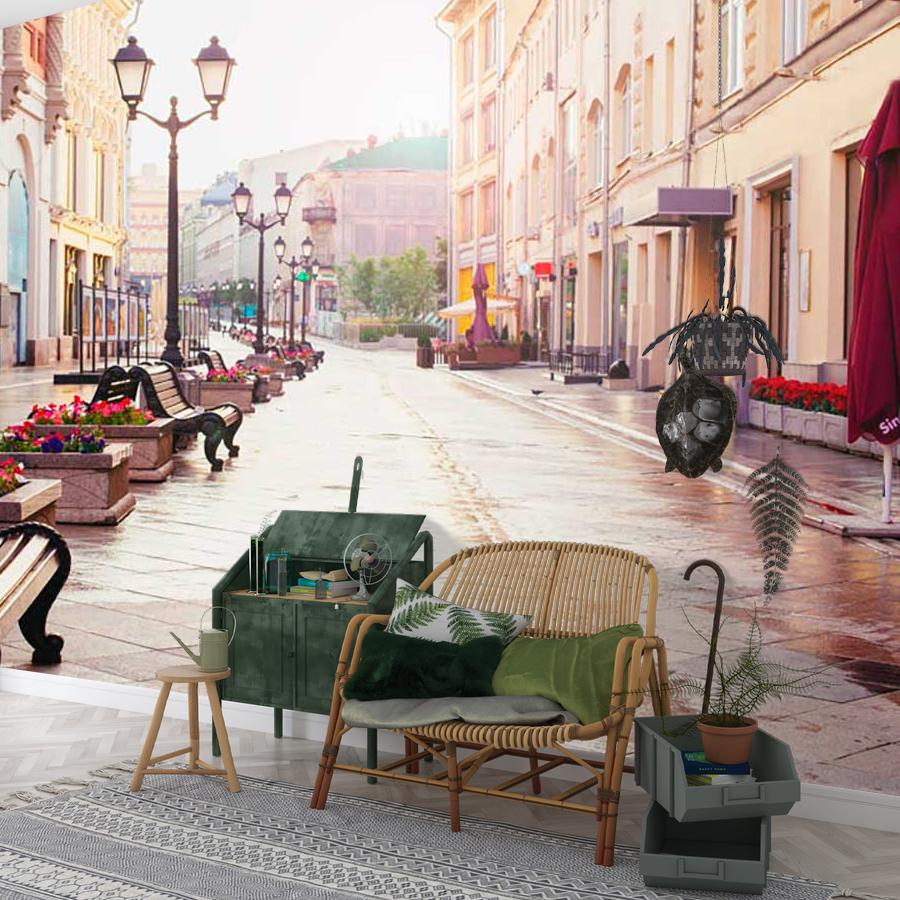 фотообои улочка арбата 9-421