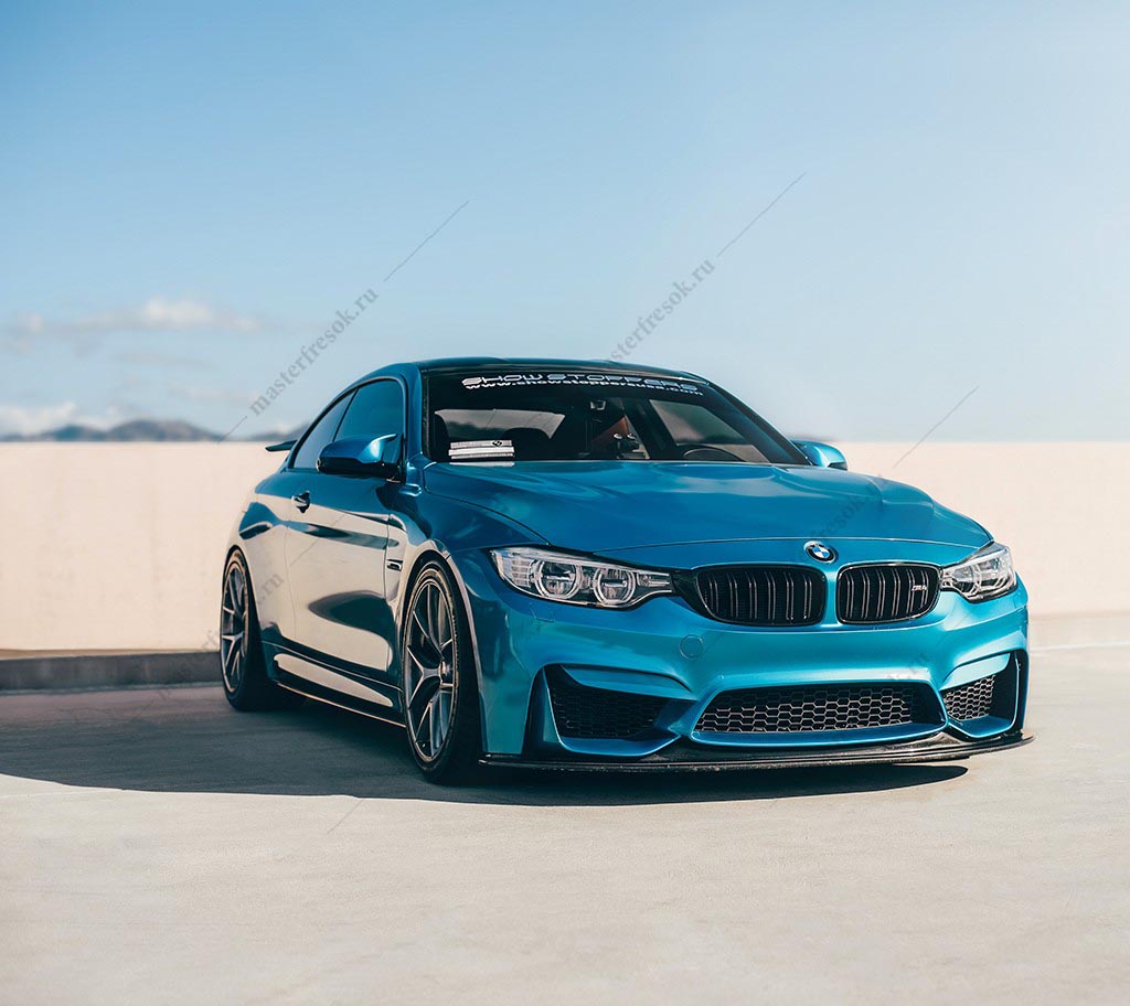 Фотообои Синий BMW
