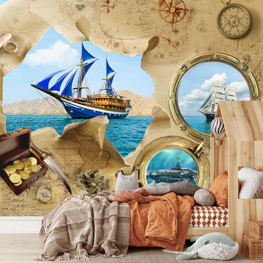 фотообои пиратский сюжет 19-0051 фотообои пиратский сюжет 19-0051