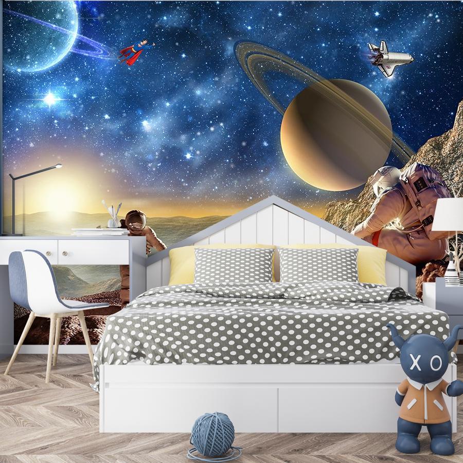 фотообои космос и астронавт 14-773