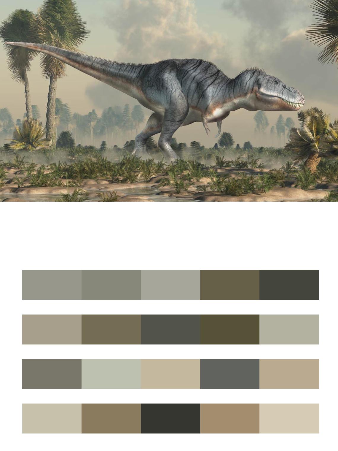 Динозавр Цератозавр цвета