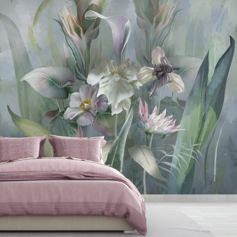 фотообои панно цветы 3д