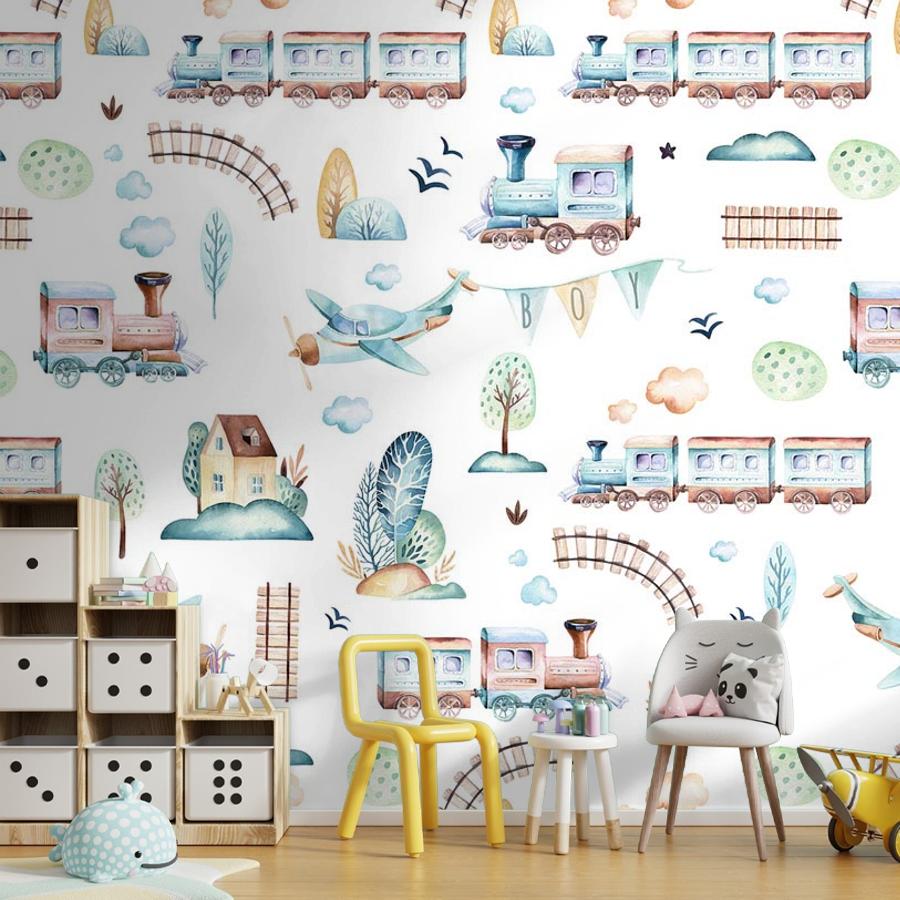 фотообои паровозики 12-729