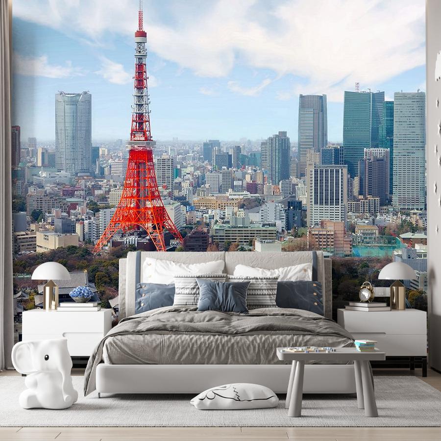 фотообои телевизионная башня токио 9-2077