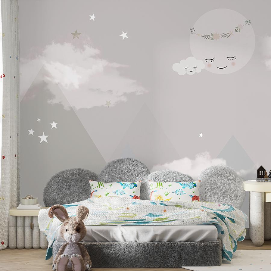 фотообои в детскую горы серые 14-766 фотообои в детскую горы серые 14-766