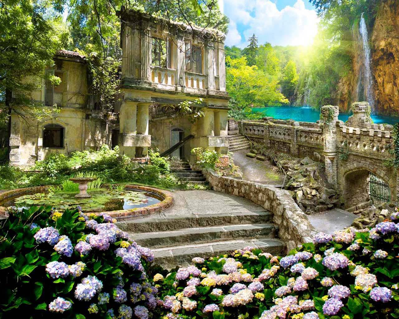 заброшенная усадьба с прудом 5-029